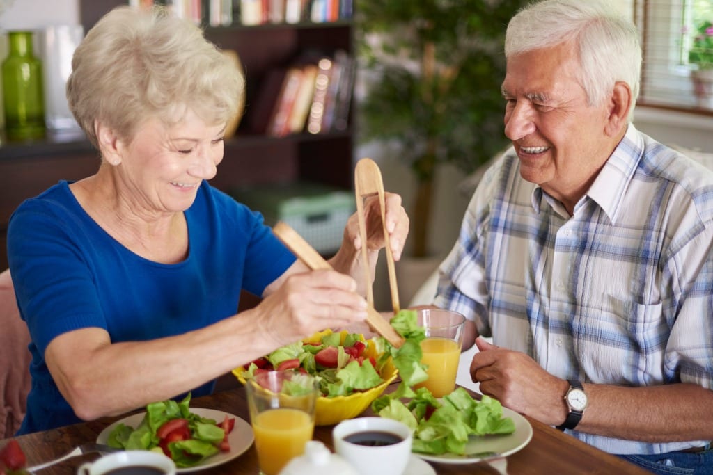 seniors with celiac disease preparing food